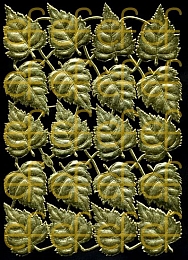 Dresdner Ornamente Blätter, 1-seitig gold (1119)