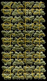 Dresdner Ornamente Schmetterlinge, 1-seitig gold (1132)