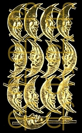Dresdner Ornamente Monde, 1-seitig gold (1429)