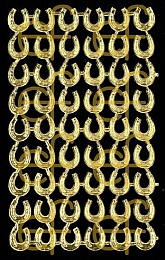 Dresdner Ornamente Hufeisen, 1-seitig gold (1441)