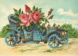 Prägekarte 3004 - Blumen