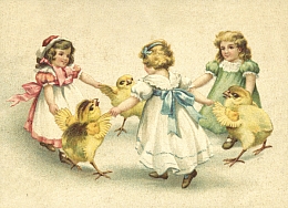 Prägekarte 3057 - Ostern