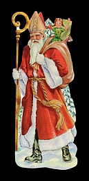 10 Lebkuchenbilder Bischof Nikolaus 11,0 cm
