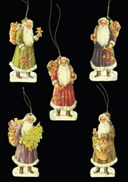 Geschenkanhänger Weihnachtsmänner