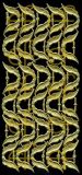 Dresdner Ornamente 6 x 5 Paare Engelsflügel, 2-seitig gold (1108)