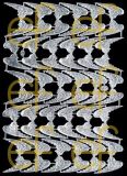 Dresdner Ornamente 6 x 6 Paare Engelsflügel, 2-seitig silber (1136-5)