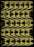 Dresdner Ornamente 5 x 6 Paare Engelsflügel, 2-seitig gold (1136)