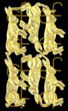 Dresdner Ornamente Hasen, 1-seitig gold (1448)