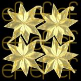 Dresdner Ornamente Sterne, 1-seitig gold (1454)