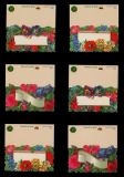 Tischkarten - Blumen