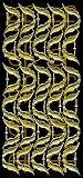 Dresdner Ornamente 6 x 5 Paare Engelsflügel, 2-seitig gold (1108)