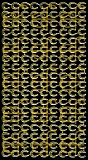 Dresdner Ornamente Hufeisen, 1-seitig gold (1113)