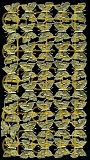 Dresdner Ornamente Schmetterlinge, 1-seitig gold (1133)