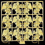 Dresdner Ornamente betende Engel, 1-seitig gold (1142)