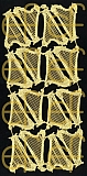 Dresdner Ornamente Harfen, 1-seitig gold (1148)