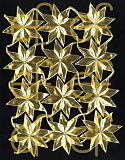 Dresdner Ornamente Sterne, 1-seitig gold (1150)