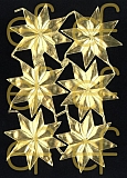 Dresdner Ornamente Sterne, 1-seitig gold (1151)