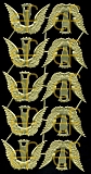 Dresdner Ornamente Engelsflügel, 2-seitig gold (1163)