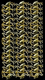 Dresdner Ornamente Störche, 1-seitig gold (1164)