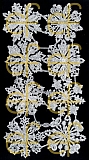 Dresdner Ornamente Rosetten, 2-seitig silber (1200-5)