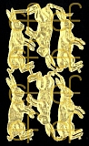 Dresdner Ornamente Hasen, 1-seitig gold (1448)
