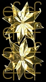 Dresdner Ornamente Sterne, 1-seitig gold (1456)