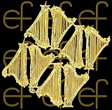 Dresdner Ornamente Harfen, 1-seitig gold (1467)