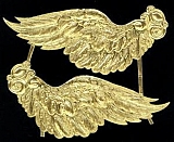 Dresdner Ornamente Engelsfügel, 2-seitig gold (1474)