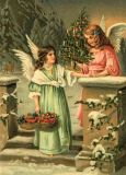 Prägekarte 3071 - Engel / Weihnachten