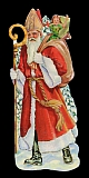 10 Lebkuchenbilder Bischof Nikolaus 7,5 cm