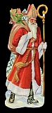 10 Lebkuchenbilder Bischof Nikolaus 16,5 cm